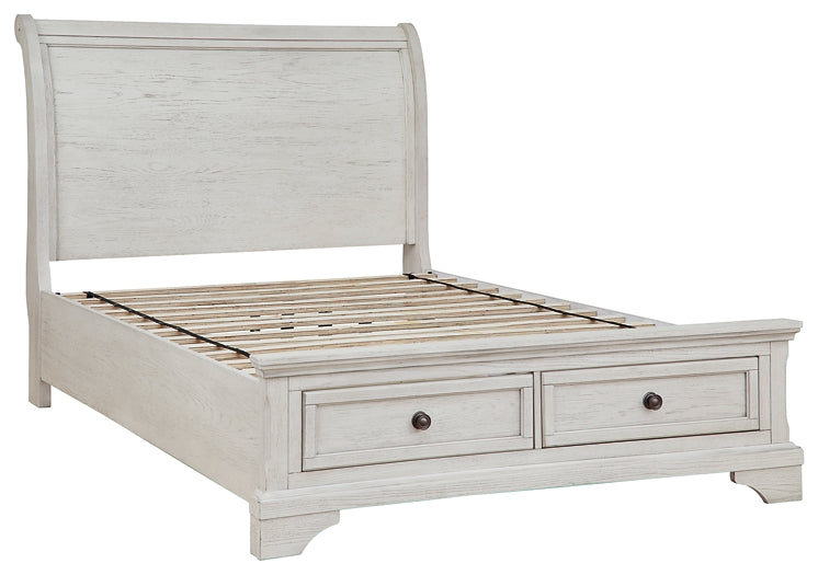 Robbinsdale Full Sleigh Storage Bed