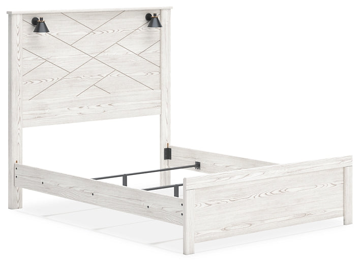 Gerridan Queen Panel Bed with Dresser and 2 Nightstands