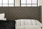 Arkenton King Panel Bed with Mirrored Dresser