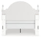 Kozlani Full Upholstered Panel Bed, Dresser, Mirror and Nightstand
