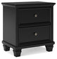 Lanolee Queen Panel Storage Bed, Dresser, Mirror and Nightstand