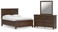 Danabrin Full Panel Storage Bed, Dresser and Mirror