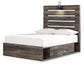 Drystan  Panel Bed With 4 Storage Drawers