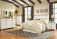 Willowton / Panel Headboard With Mirrored Dresser, Chest And Nightstand