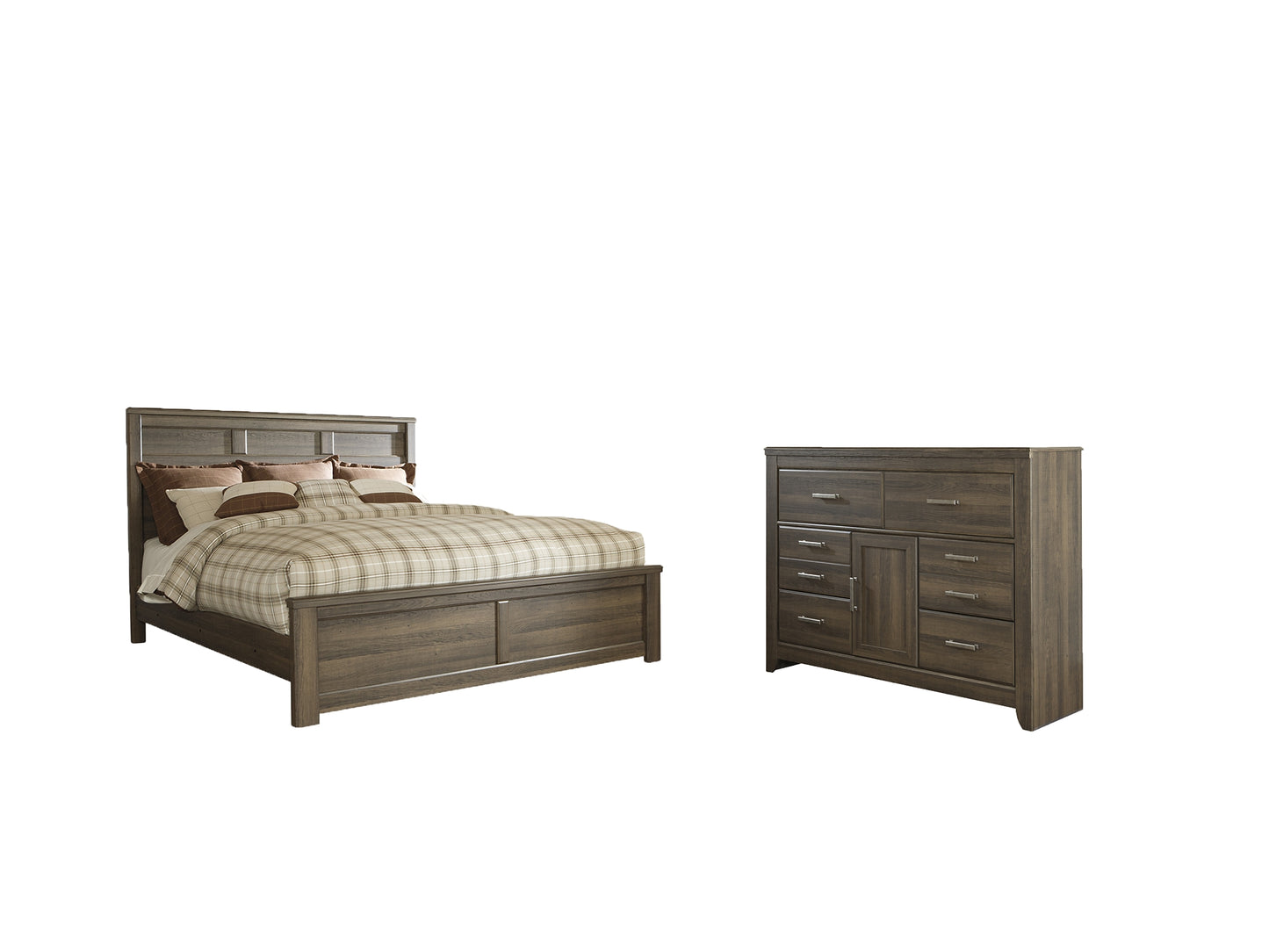 Juararo King Panel Bed with Dresser