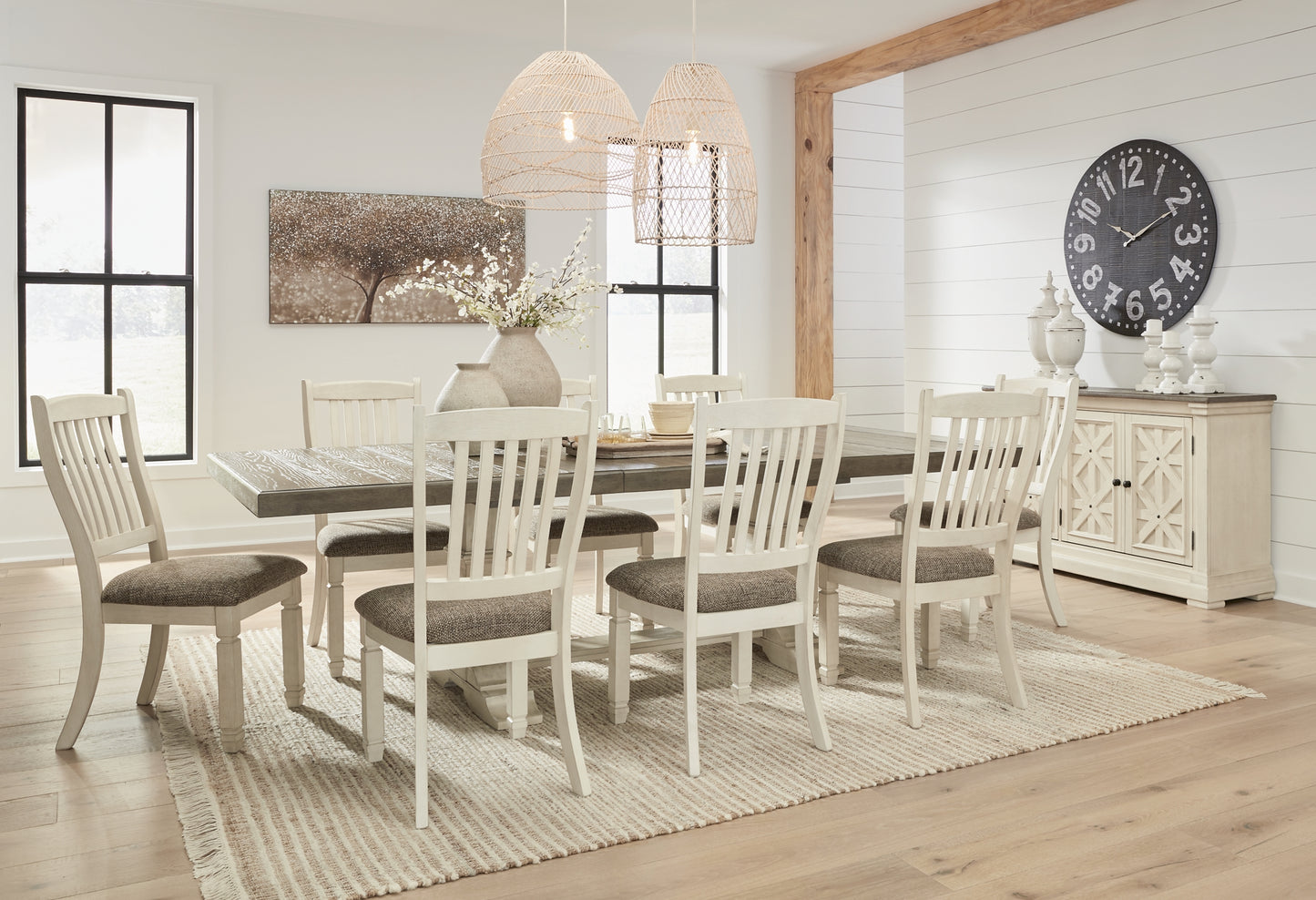 Bolanburg Dining Table and 8 Chairs