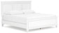 Fortman King Panel Bed with Mirrored Dresser and Chest